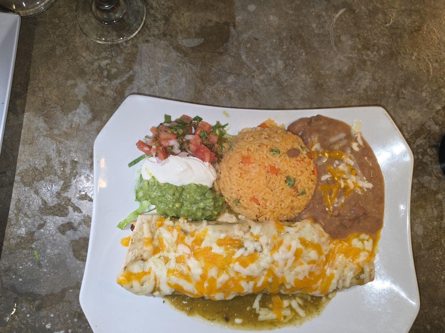 Seafood dish at Cinco de Mayo